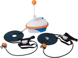 Sistema de buceo ventilador de buceo submarino equipo de buceo para usuarios duales 50 pies de profundidad - Imagen 1 de 9