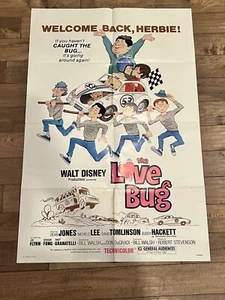 Walt Disney's THE LOVE BUG Original 1979 One-Sheet Dean Jones & Michelle Lee - Picture 1 of 4