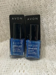 Avon ~ Nailwear Pro ~ Forget Me Not Blue ~ lot of 2 ~ - Picture 1 of 2