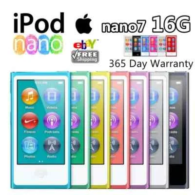⭐Brand New Apple ipod nano 7th generation 16GB MP3 Player Latest Model Warranty - Image 1 of 4