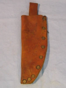 Brown Leather SHEATH For 8 INCH  hunting knife - Picture 1 of 7