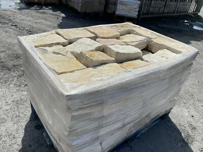 Gartenmauersteine Trockenmauersteine Kalksteine Italia Gelb 10cm 1.000Kg - Bild 1 von 4