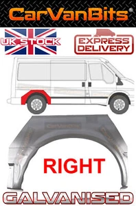 FOR FORD TRANSIT SWB 00-14 MK6 MK7 REAR WHEEL ARCH REPAIR BODY RUST PANEL RIGHT - Picture 1 of 5