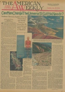 American Weekly Magazine January 29 1933 Roosevelt Amelia Earhart Lady Astor - Picture 1 of 2