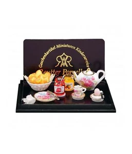 Dolls House Dresden Rose Continental Breakfast Set Reutter Dining Accessory 1:12 - Picture 1 of 1