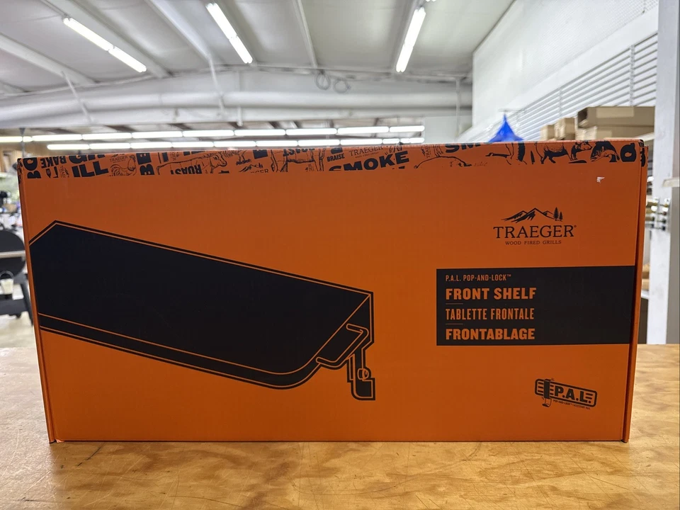 Traeger Grills P.A.L. Pop-And-Lock BAC604 Folding Front Shelf Detachable Handles