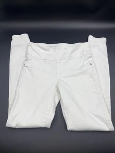 Rock & Republic Jeans 13" Taille weiß Denim RX Fever Slimming Cure Pull On LESEN - Bild 1 von 7