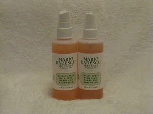 Mario Badescu Spray Facial con Aloe, Hierbas y Agua de Rosas Dos Botellas de 4oz NUEVO - Imagen 1 de 3