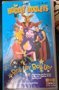 The Hooley Dooleys Roll Up! Roll Up! VHS ABC Video 2001 Signed By Cast - Picture 1 of 1