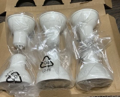 ASENCIA LED MR16 GU10 Daylight 5000K Dimmable 7W/50EQ 500 Lumens 6 Pack New - Image 1 of 4