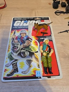 Action Force, GI Joe Law and Order Figur mit Karton Karteikarte - Bild 1 von 6