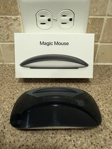 Apple Magic Mouse - czarna powierzchnia Multi-Touch - Zdjęcie 1 z 6