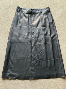 River Island faux Leather Skirt Size 12 - Picture 1 of 2