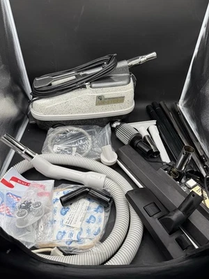 Air Storm Canister Vacuum - MADE IN USA! Tested/Works! Tons of Accessories - Image 1 of 4