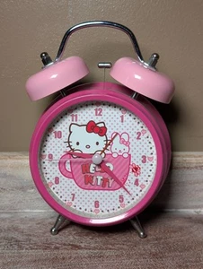 Hello Kitty Alarm Clock Sanrio Pink Alarm Clock 2010 - Picture 1 of 2
