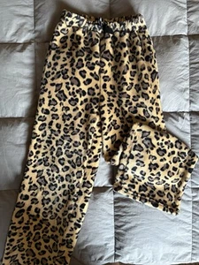 Leopard print super soft pajama pants size 12years - Picture 1 of 6