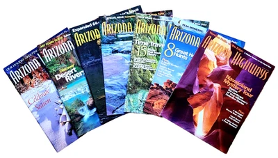 Lot of 7 Arizona Highways Magazines 2006 Issues – Scenic Southwest Photography Foto 1 de 4