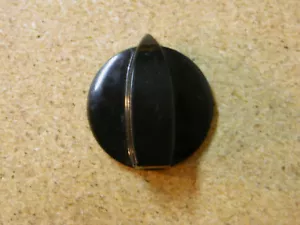3x 1/4 D-Shaft Chicken Head Knob Black Bakelite Guitar Radio Pointer Dial 3pc - Picture 1 of 2