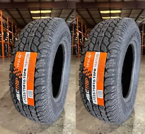 2PCS Miletrip LT225/75R16 10PR A/T Tires All Terrain 2257516 115/112S Load E - Picture 1 of 1
