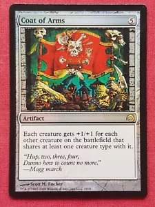 Magic The Gathering PREMIUM DECK SERIES SLIVERS FOIL COAT OF ARMS PDS card MTG - Picture 1 of 2