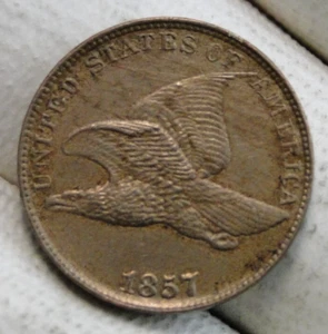 1857 Flying Eagle Cent - Picture 1 of 5