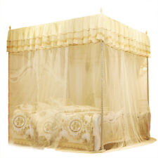 (120*200*200)4 Corner Post Bed Canopy Princess Bed Canopy Curtains Luxury AU