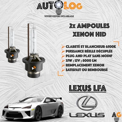 ✅ KIT 2x AMPOULES XENON HID LEXUS LFA ✅ - Imagen 1 de 4