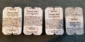 Tektronix Xerox ColorStix Phaser 850 Black Ink Set of 4 NO Box 016-1831-00 - Picture 1 of 1