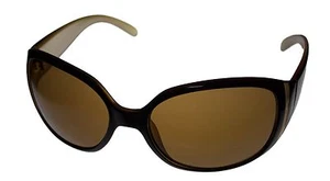 Esprit Womens Sunglass Oval Brown Gold Plastic, Solid Brown Lens 19263 535 - Picture 1 of 4