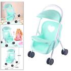 Infant Dolls Toys Pushchairs Foldable Push Cart Trolley Game