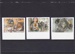 Belgium Folk tales Reynard the fox rare mnh set with number on back 1992 - Picture 1 of 2