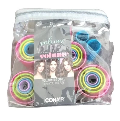 Rodillos autoagarrables Conair rizos voluminosos caja abierta suave 30 piezas falta 1  Foto 1 de 4