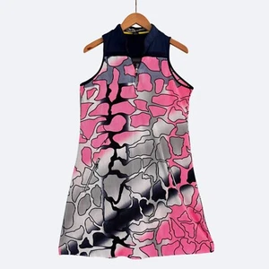 Jamie Sadock Golf Dress Size M Sleeveless Pockets Animal Print Pickleball - Picture 1 of 10