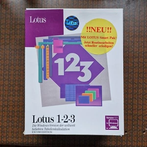 LOTUS 123 für Windows 1.1 - Top Chance für Sammler in bestem Zustand - Vintage - Bild 1 von 7