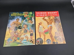 Vintage 1958 Joe Weider Body Building Magazine Lot Of 2 Pictured Excellent - Picture 1 of 4