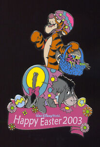Walt Disney world - Happy Easter 2003 Tigger & Eeyore Pin LE 3500