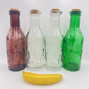 Thatcher Absolutely Pure Milk The Milk Protector Lot of 4 Glass Milk Bottles - Picture 1 of 17