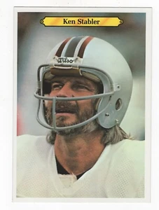 1980 TOPPS SUPER FOOTBALL 5x7 KEN STABLER HOUSTON OILERS #8 - Picture 1 of 8