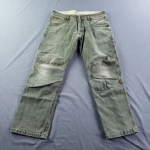 KUHL Riot Jeans Homme 34x30 Vert Genoux Articulés Robuste Extérieur Vêtements de Travail Gousset - Photo 1/16