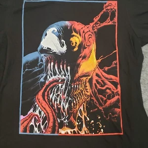 Marvel Venom Carnage Splitface T Shirt Mens M Big Graphic - Picture 1 of 7
