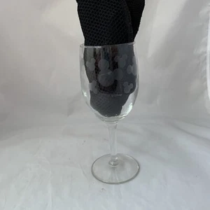 Vaso de vino grabado con cabeza esmerilada de Disney Mickey Mouse - Imagen 1 de 7