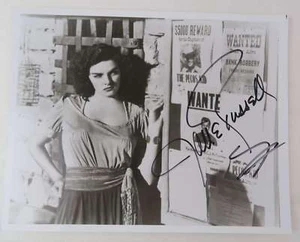 Jane Russell Autographed / Signed 8x10 B&W from The Outlaw - Picture 1 of 2