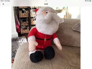 musical animated santa figure christmas 11” We Wish You A Merry Xmas - Picture 1 of 5