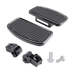 Pedane Pedana Anteriore Motociclista per Indiano Nero-Verticale - Foto 1 di 8