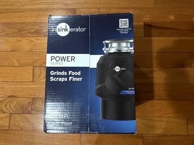 Insinkerator Power .75hp 3/4hp Garbage Disposal, Power Series EZ Connect "NEW" - Image 1 of 4