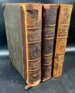 1885 Ridpath History Of The World Volumes I II III ~ Cyclopedia Illustrated - Imagen 1 de 21