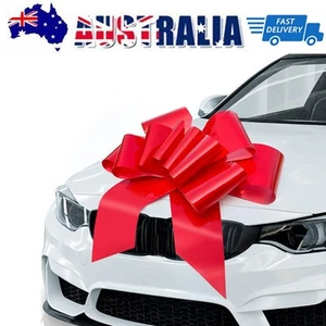 Huge Car Bow (Red, 30 Inch, 1 Pack), Big Gift Wrapping Bow for Large Gift - Picture 1 of 8