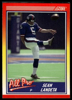 1990 Score #578 Sean Landeta - Image 1 of 2