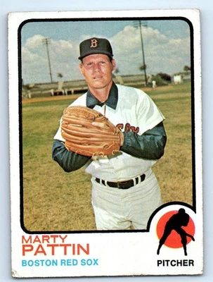 1973 Topps #415 Marty Pattin Boston Red Sox - Image 1 of 2