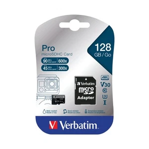 Verbatim Pro microSDXC Memory Card Class 3 128GB 47044 - Picture 1 of 1